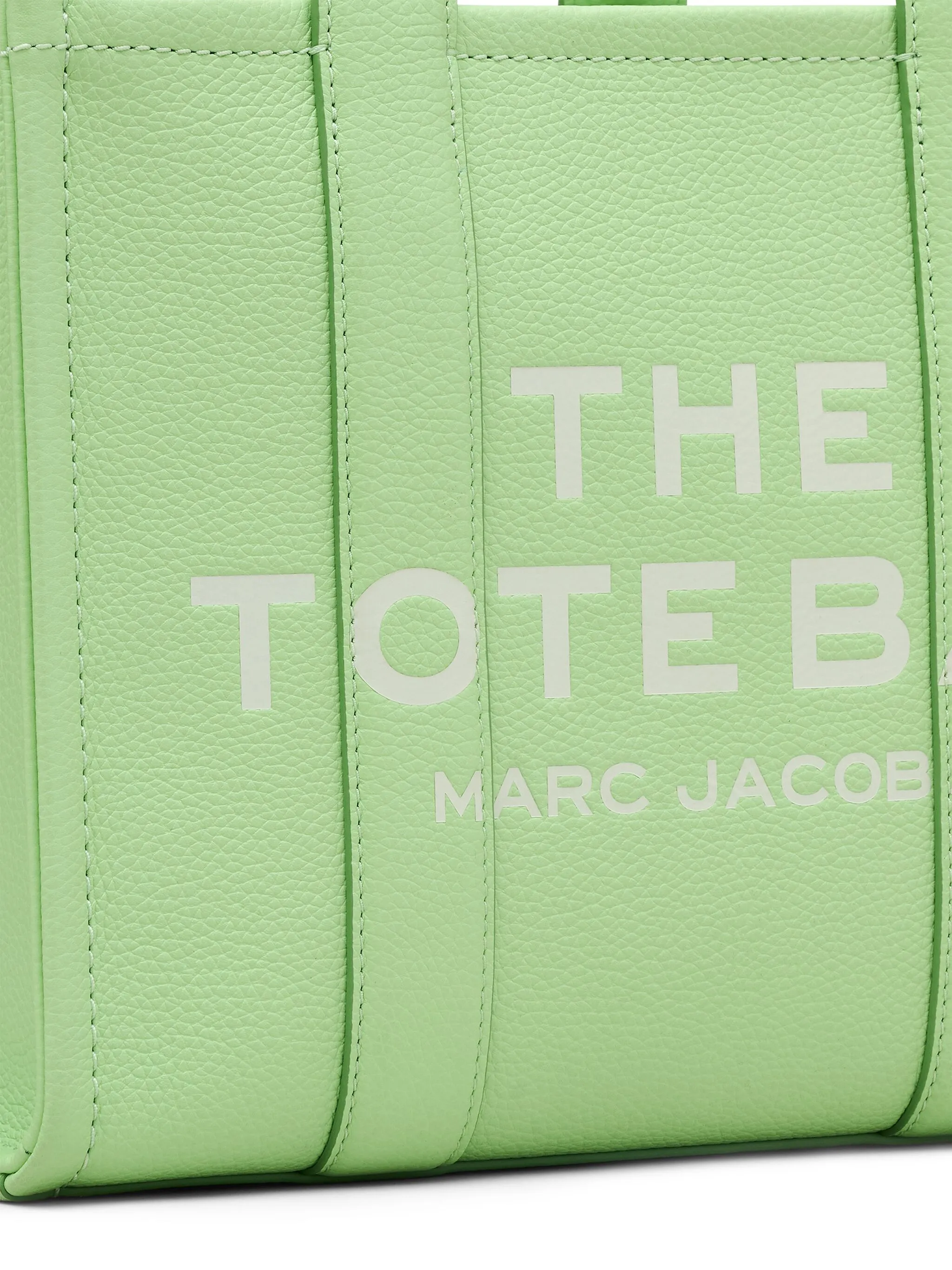 The leather medium tote bag - Image 7