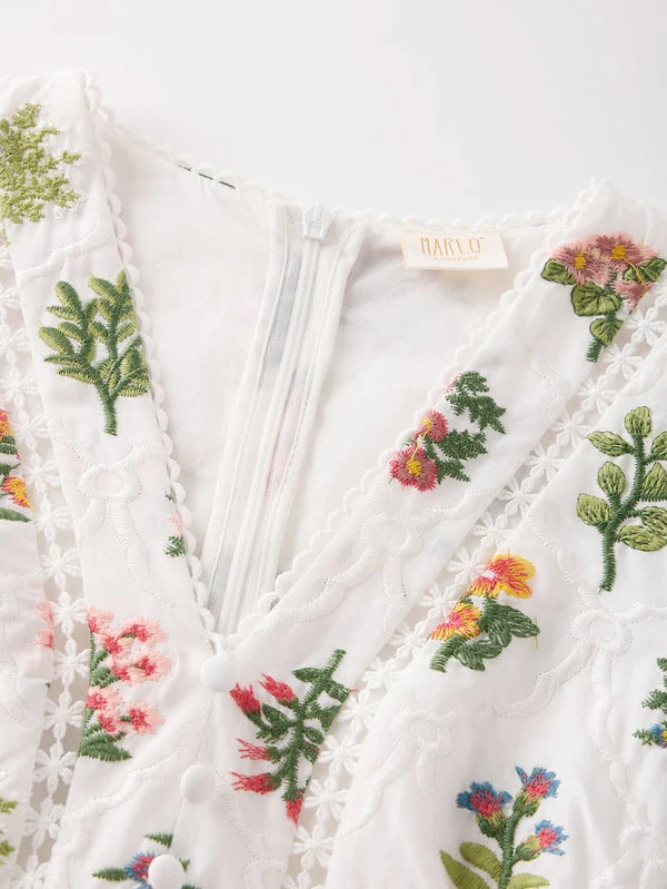 Lillian embroidered dress - Image 4