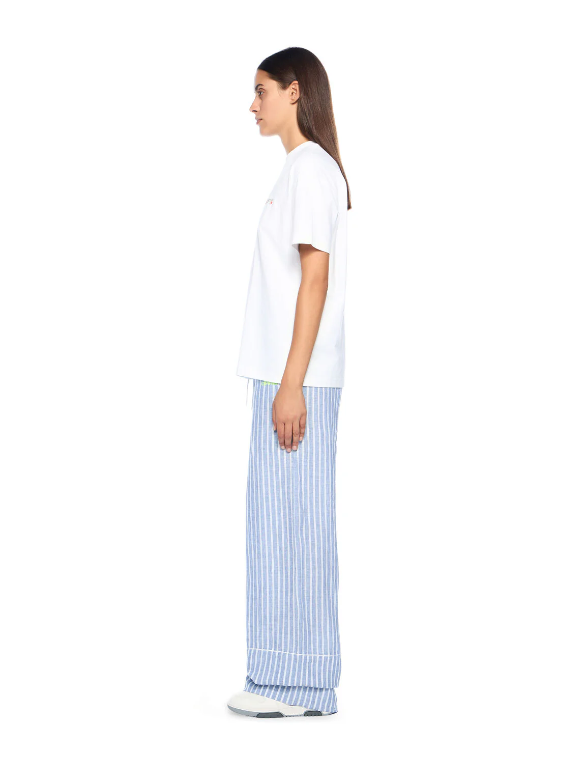 Striped wide-leg pants - Image 3