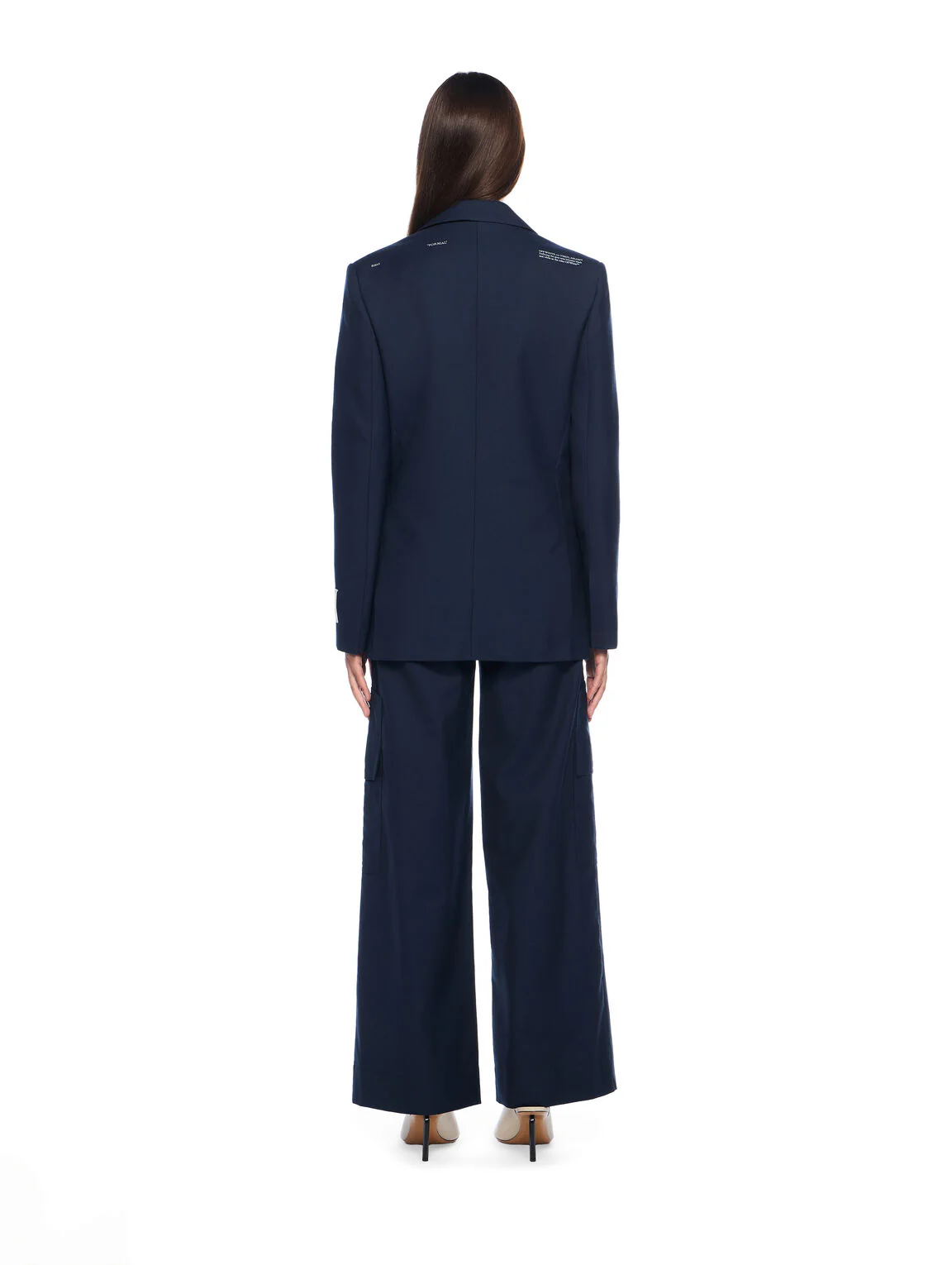 Gabardine label tomboy blazer - Image 4